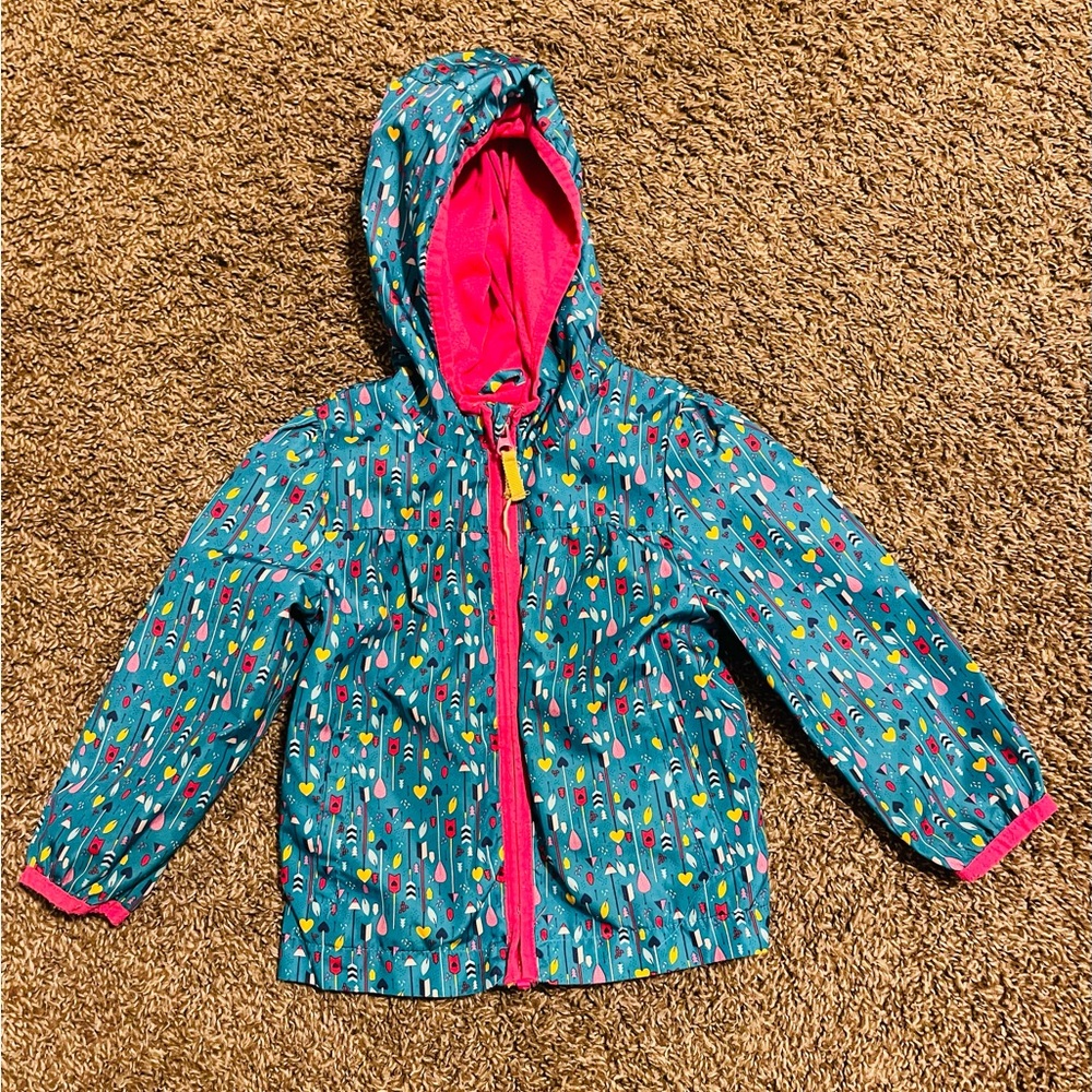 Toddler girls rain jacket, 2t
